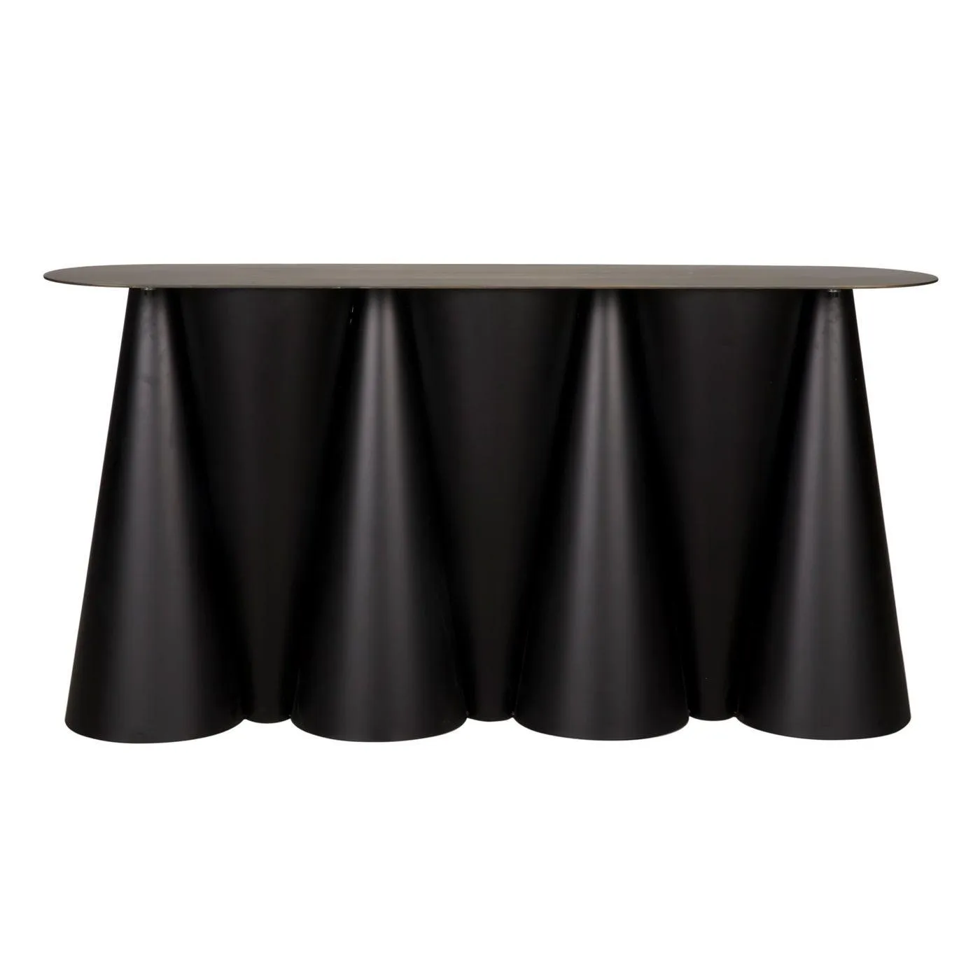 Salt and Pepper Console, Black Steel
