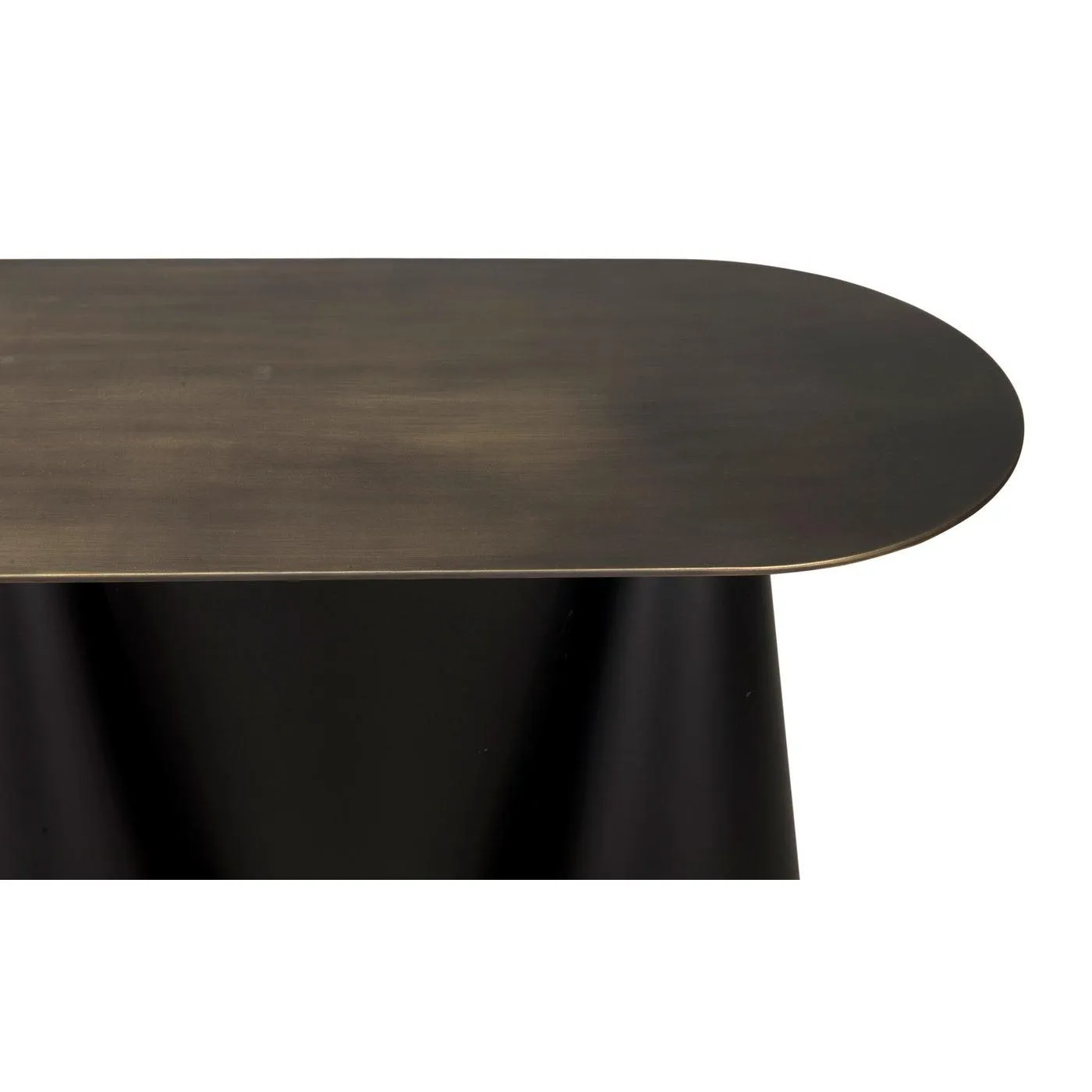 Salt and Pepper Console, Black Steel