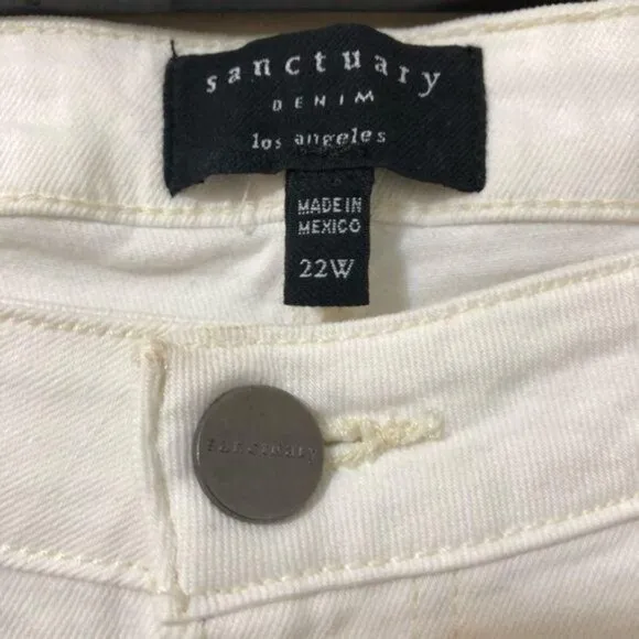 Sanctuary Jeans Modern Straight Crop High Rise NWT