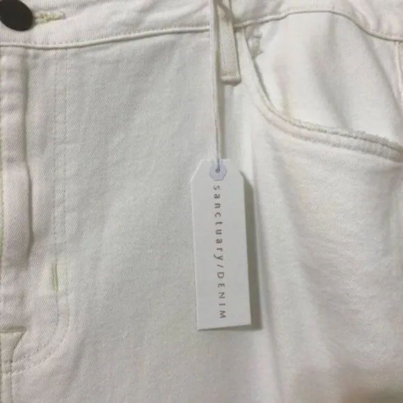 Sanctuary Jeans Modern Straight Crop High Rise NWT