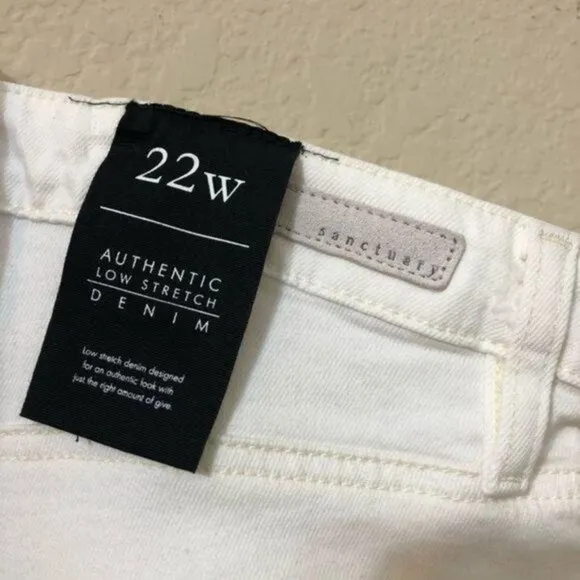 Sanctuary Jeans Modern Straight Crop High Rise NWT