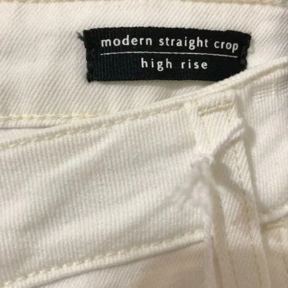 Sanctuary Jeans Modern Straight Crop High Rise NWT