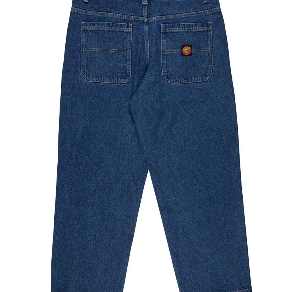 Santa Cruz Pant Classic Label Jean - Classic Blue