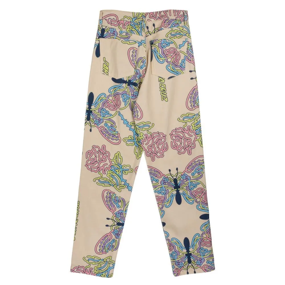 Santa Cruz Womens Pant Classic Dad Jeans - Tubular Garden