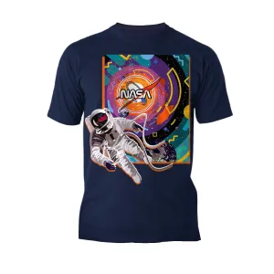 Science Space NASA Astronaut Memphis Art Retro 80s Nerd Official Men's T-shirt