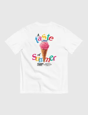 Scoops Ahoy Men’s A Taste of Summer T-Shirt [White]