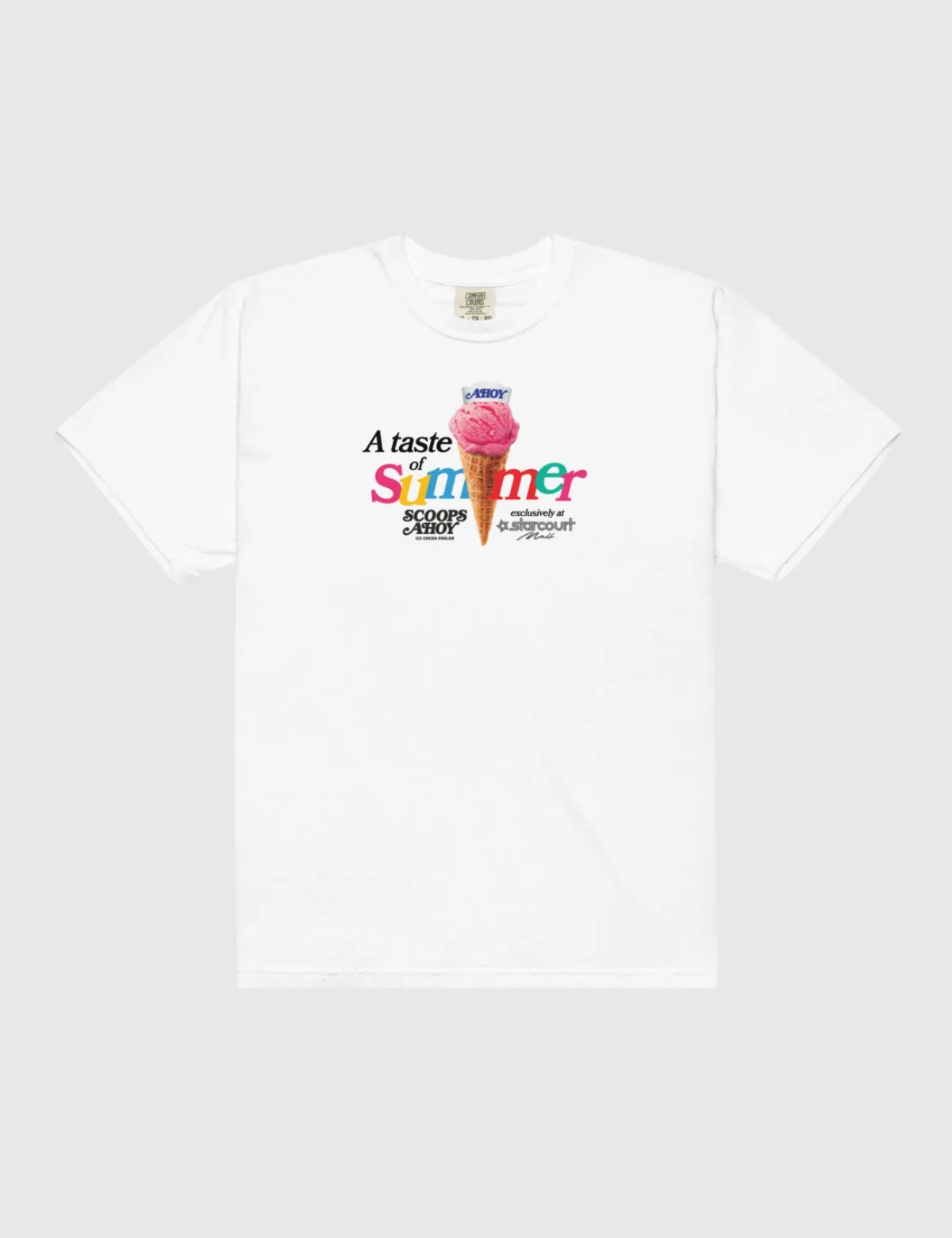 Scoops Ahoy Men’s A Taste of Summer T-Shirt [White]