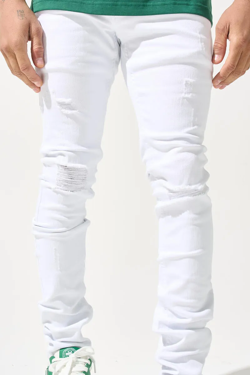 SERENEDE  Everest Peak Jeans (White)