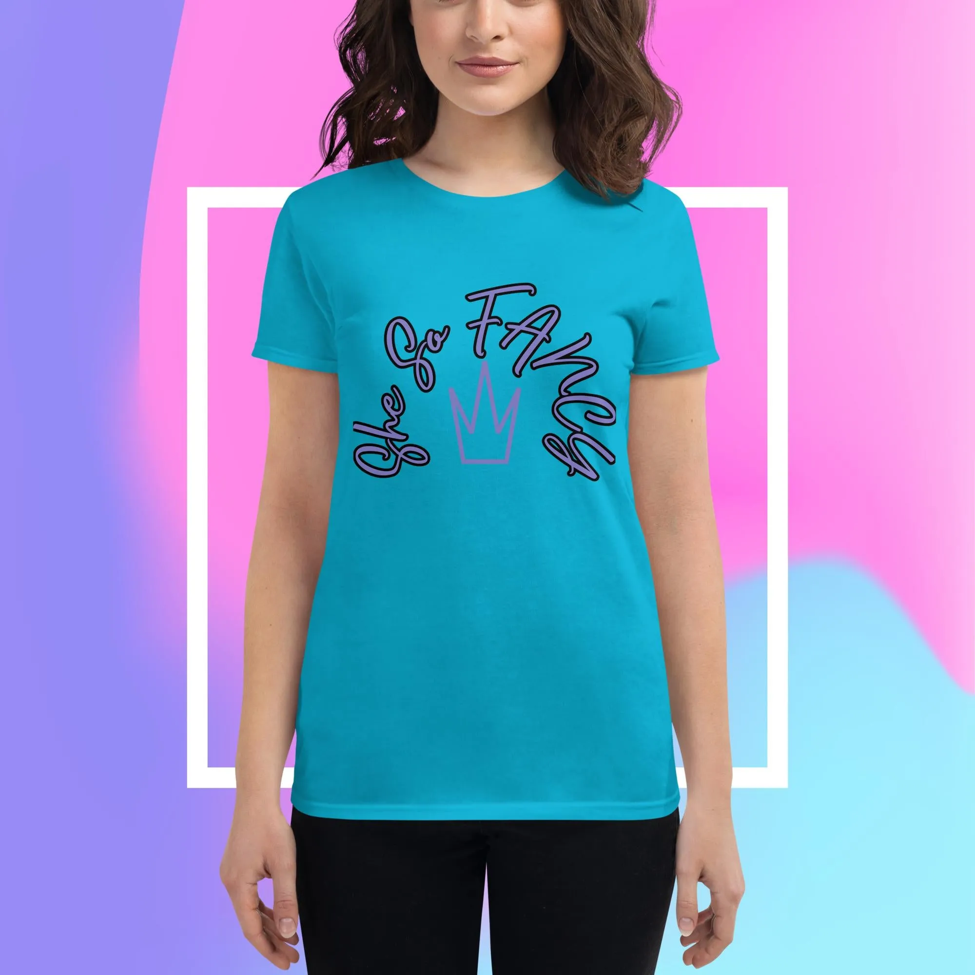 She So FANCY short sleeve t-shirt