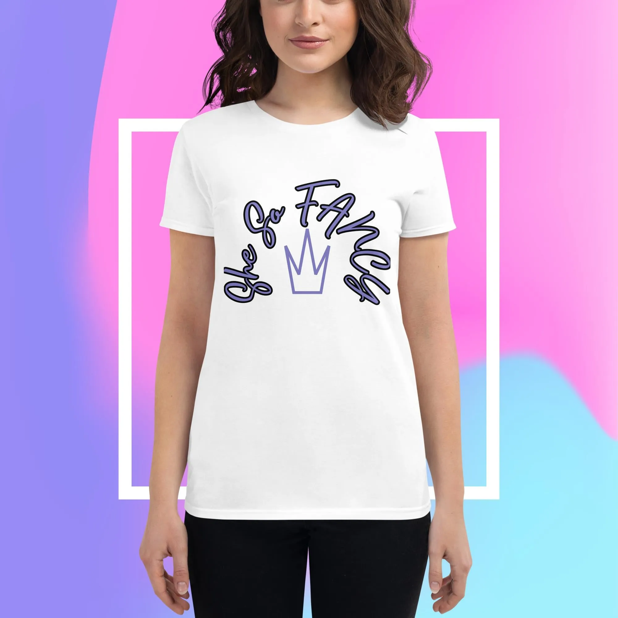 She So FANCY short sleeve t-shirt