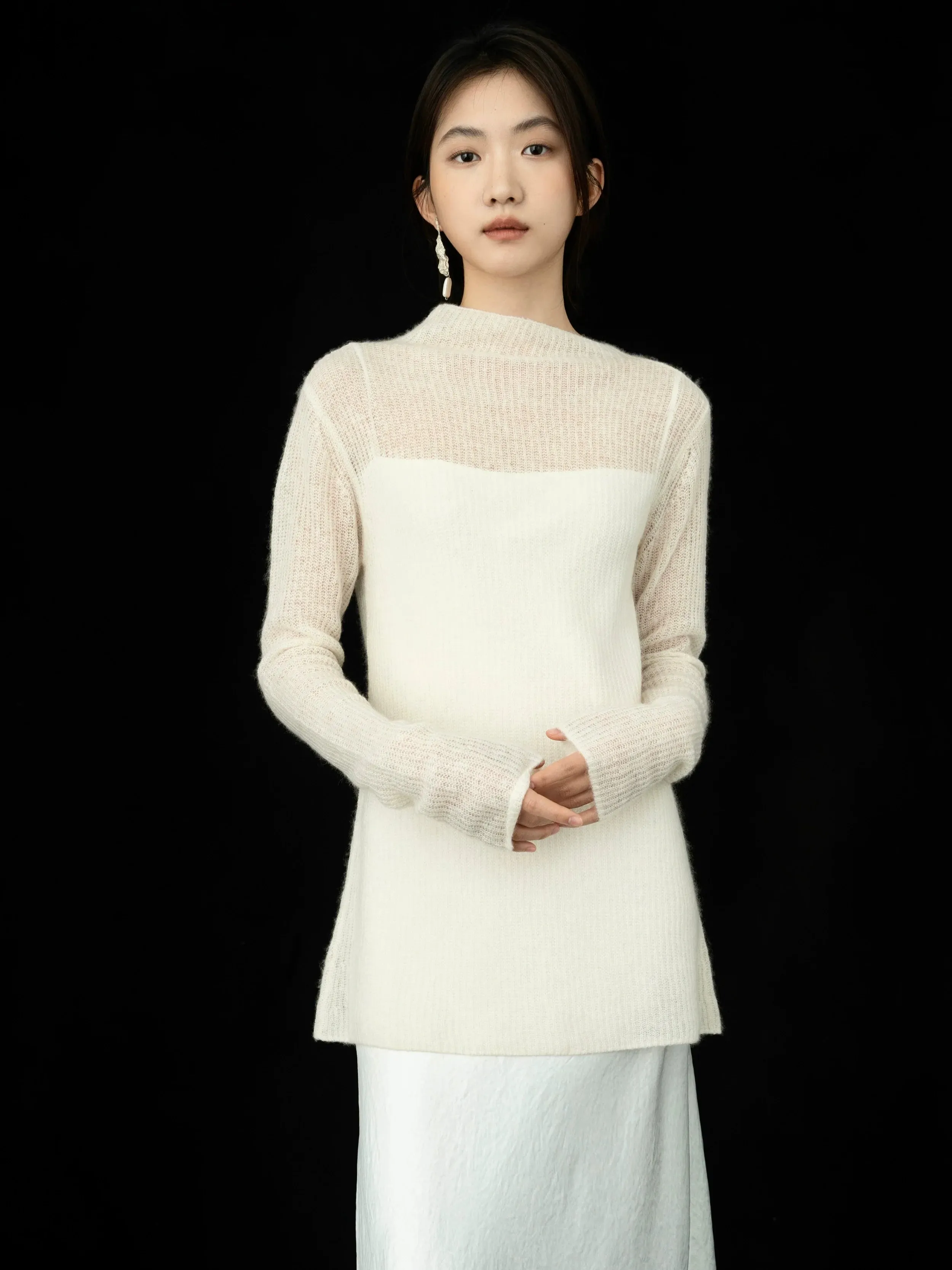 Sheer Knit Sweater