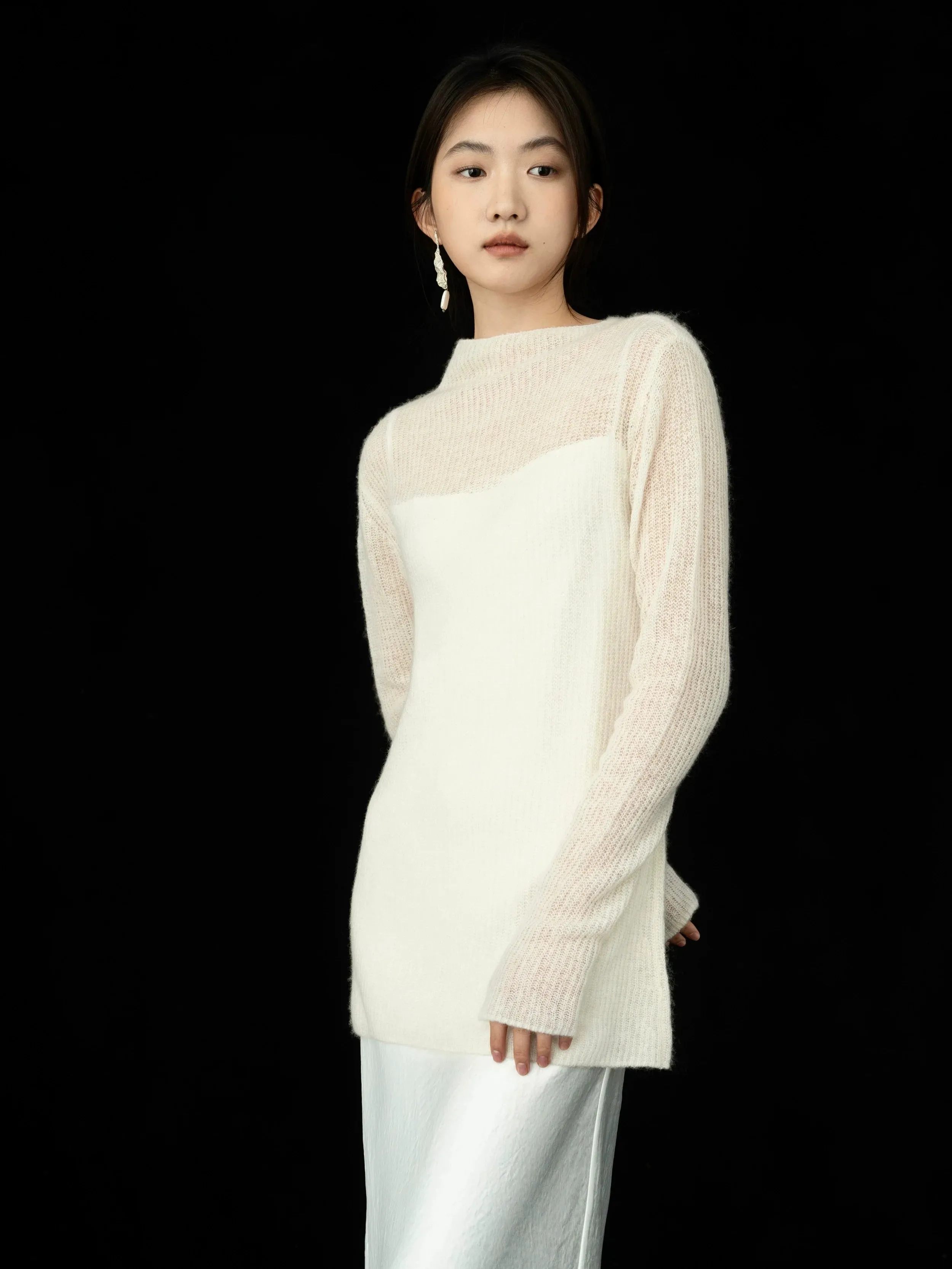 Sheer Knit Sweater
