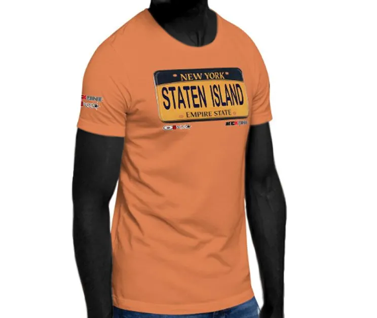 SHORT SLEEVE TEE SHIRT (uniSex) :  STATEN ISLAND (JECKONE X oeroSTREETautomotive Custom Classics)