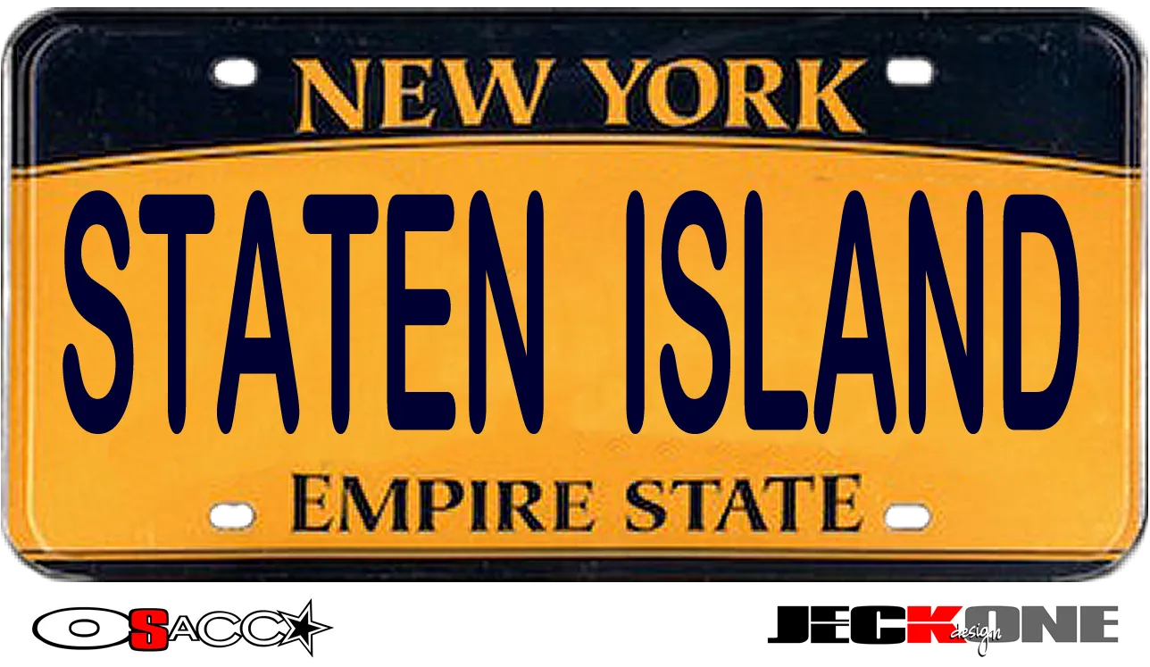 SHORT SLEEVE TEE SHIRT (uniSex) :  STATEN ISLAND (JECKONE X oeroSTREETautomotive Custom Classics)