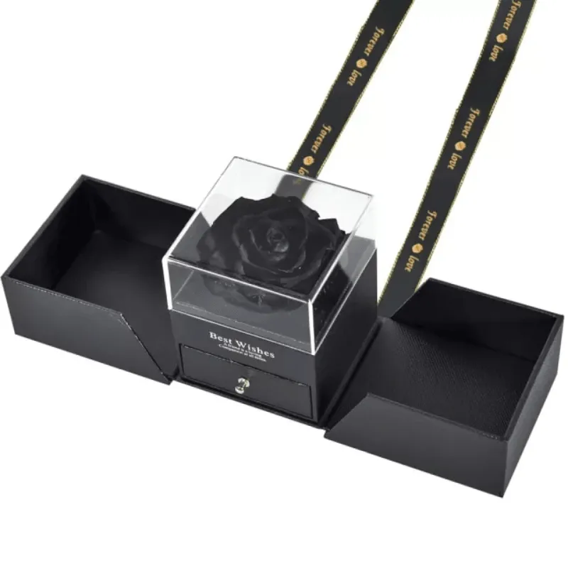 Single Rose Jewelry Box – Elegant and Unique Gift for Any Occasion