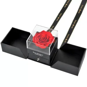 Single Rose Jewelry Box – Elegant and Unique Gift for Any Occasion