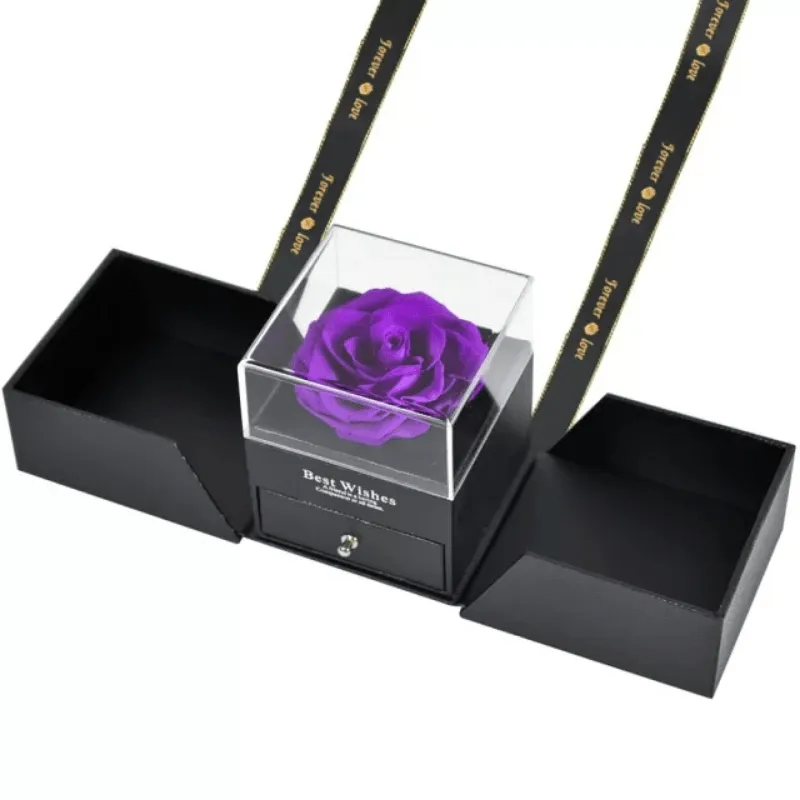 Single Rose Jewelry Box – Elegant and Unique Gift for Any Occasion