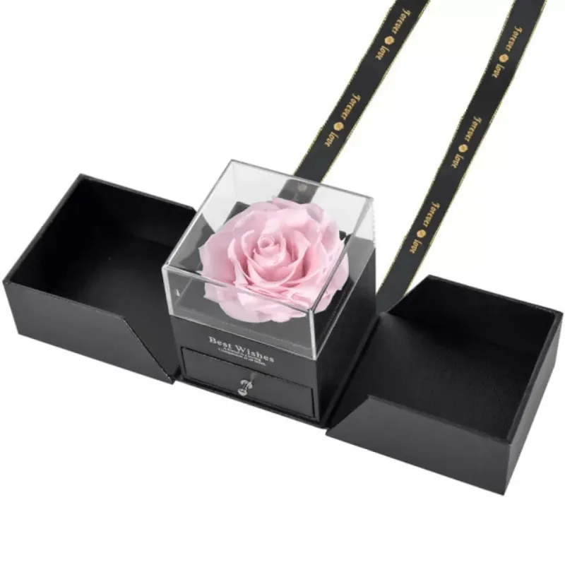 Single Rose Jewelry Box – Elegant and Unique Gift for Any Occasion