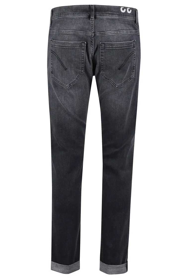 Skinny-Fit Grey Denim Jeans