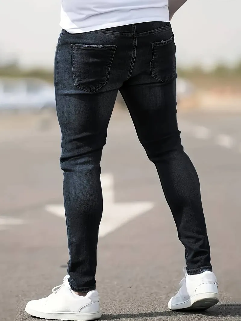 Slim Fit Ripped Jeans for Men – Nathan