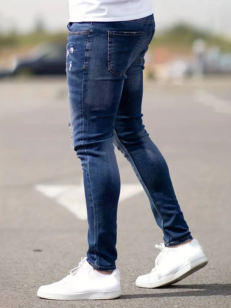 Slim Fit Ripped Jeans for Men – Nathan
