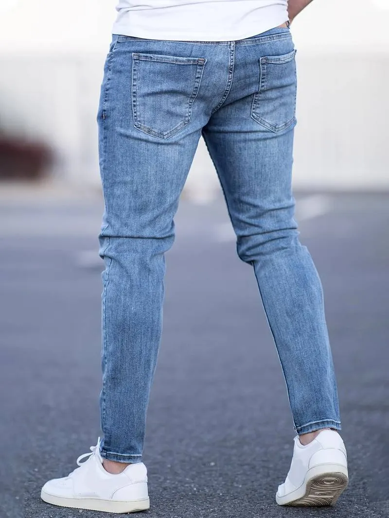Slim Fit Ripped Jeans for Men – Nathan