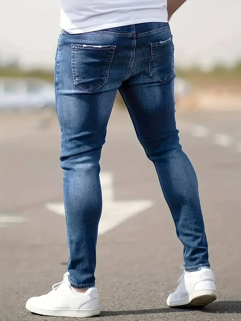Slim Fit Ripped Jeans for Men – Nathan