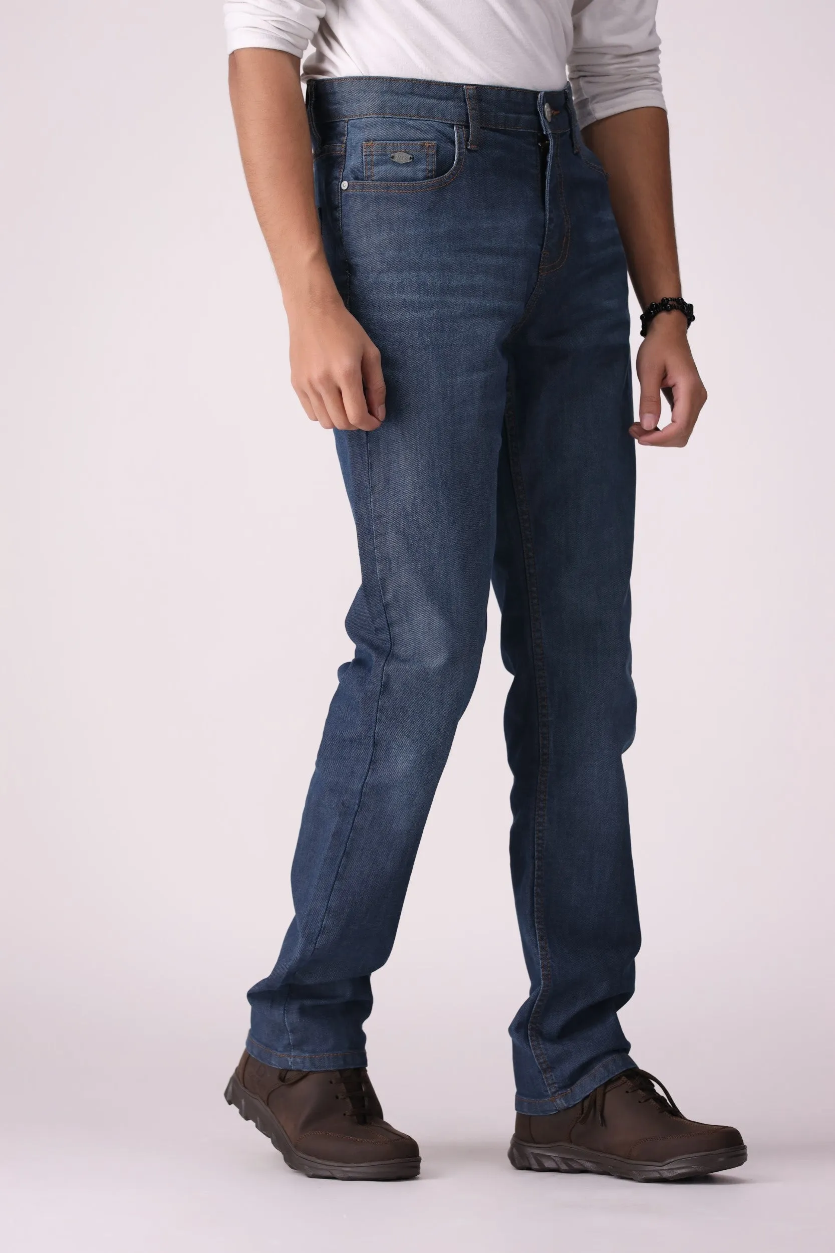 SLIM-STRIGHT FIT STRETCH JEANS