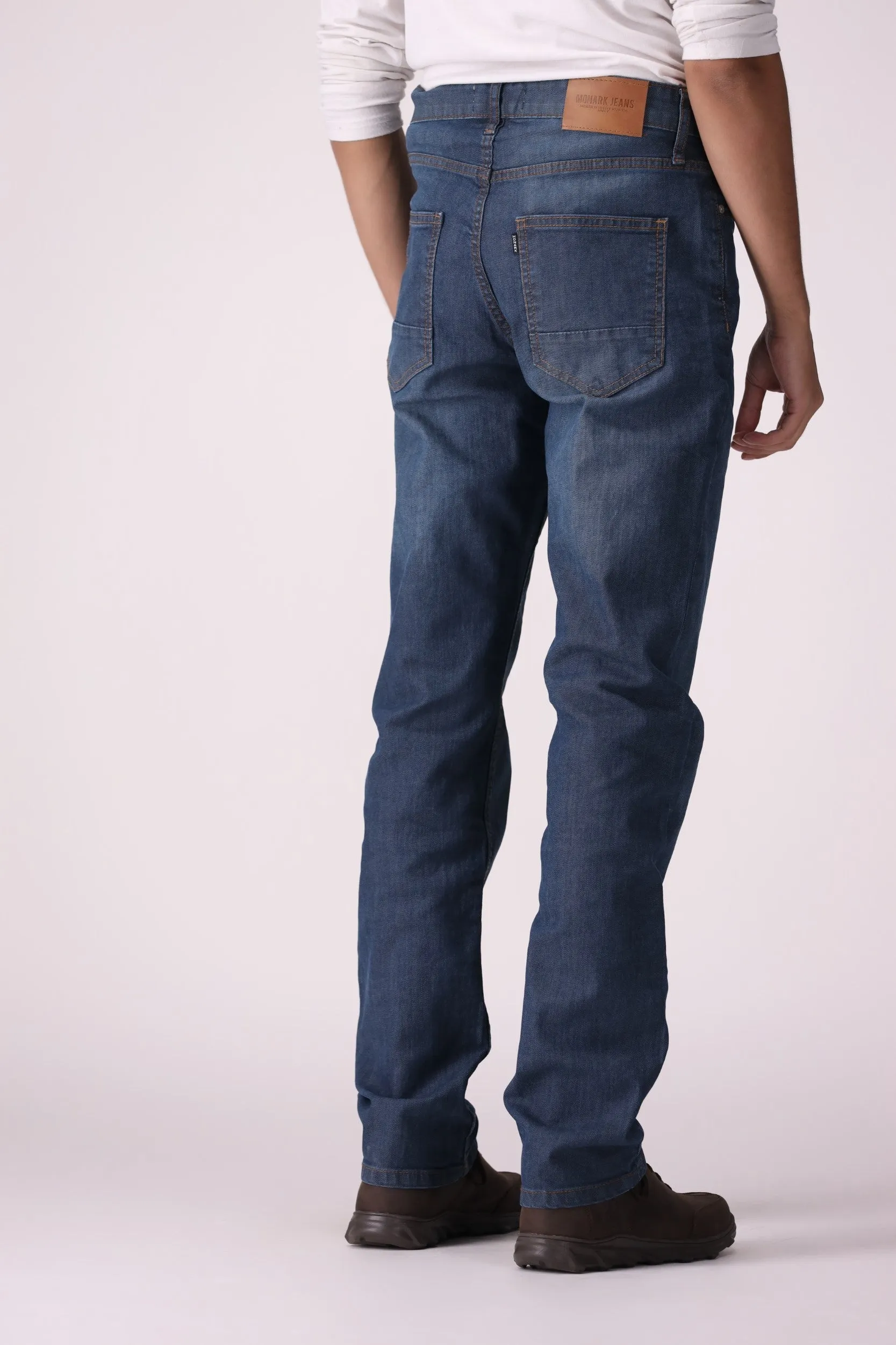 SLIM-STRIGHT FIT STRETCH JEANS