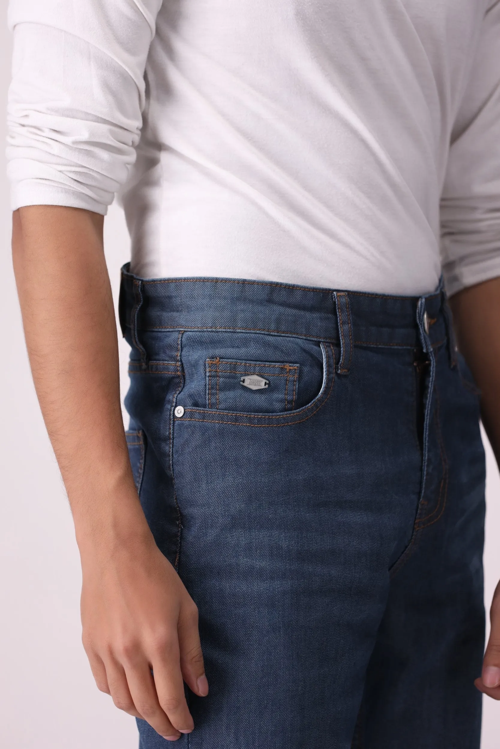 SLIM-STRIGHT FIT STRETCH JEANS