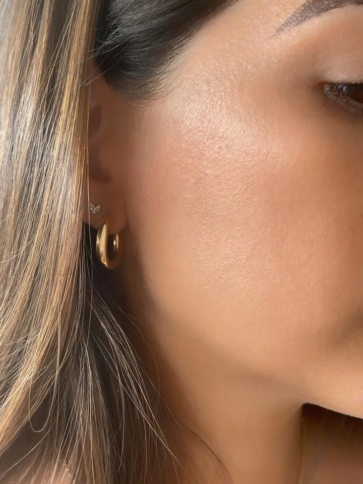 SMALL HOOP/GOLD