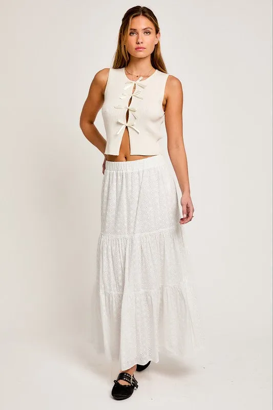 SOFT AND SWEET BOW TOP