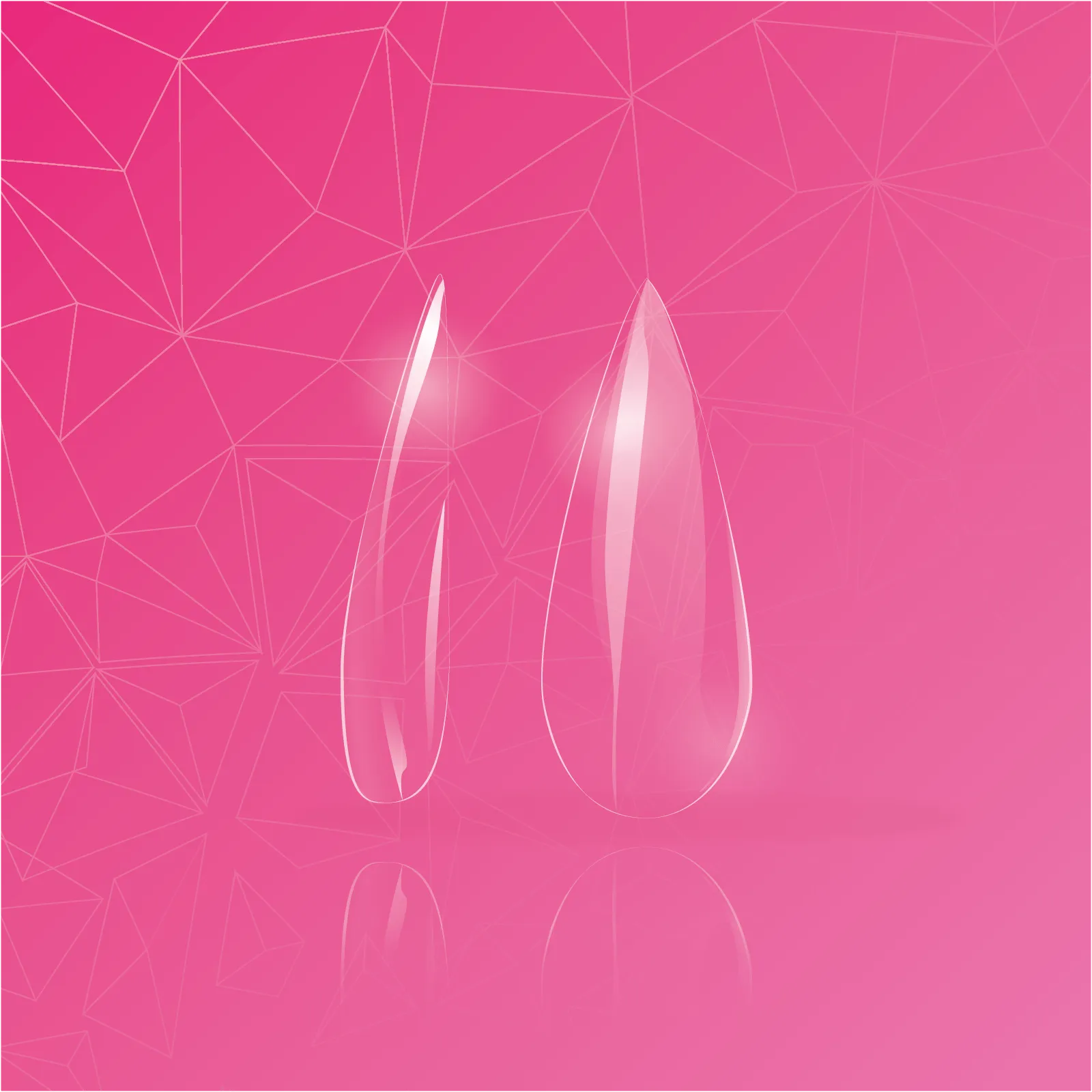 Soft Gel Tips - Full Cover (Stiletto Long)