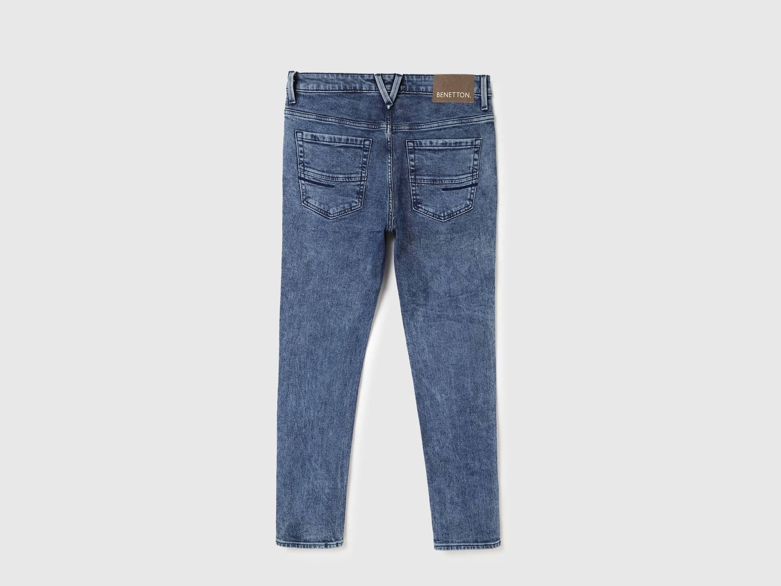 Solid Low Crotch Fit Jeans