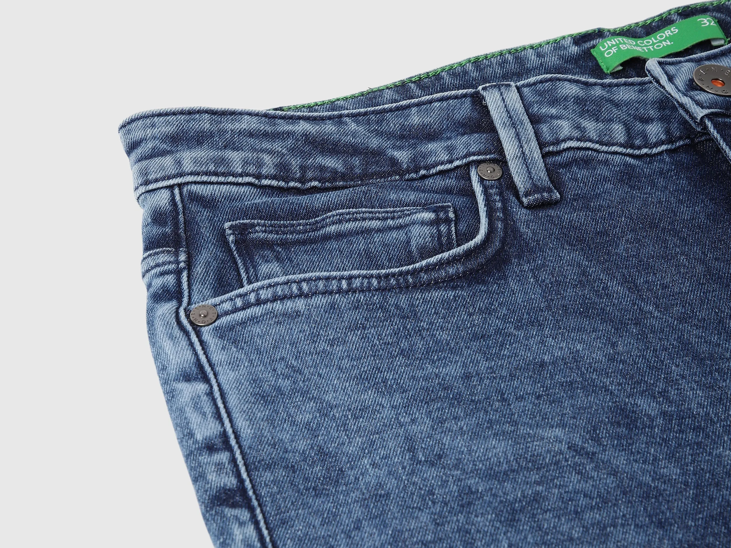 Solid Low Crotch Fit Jeans