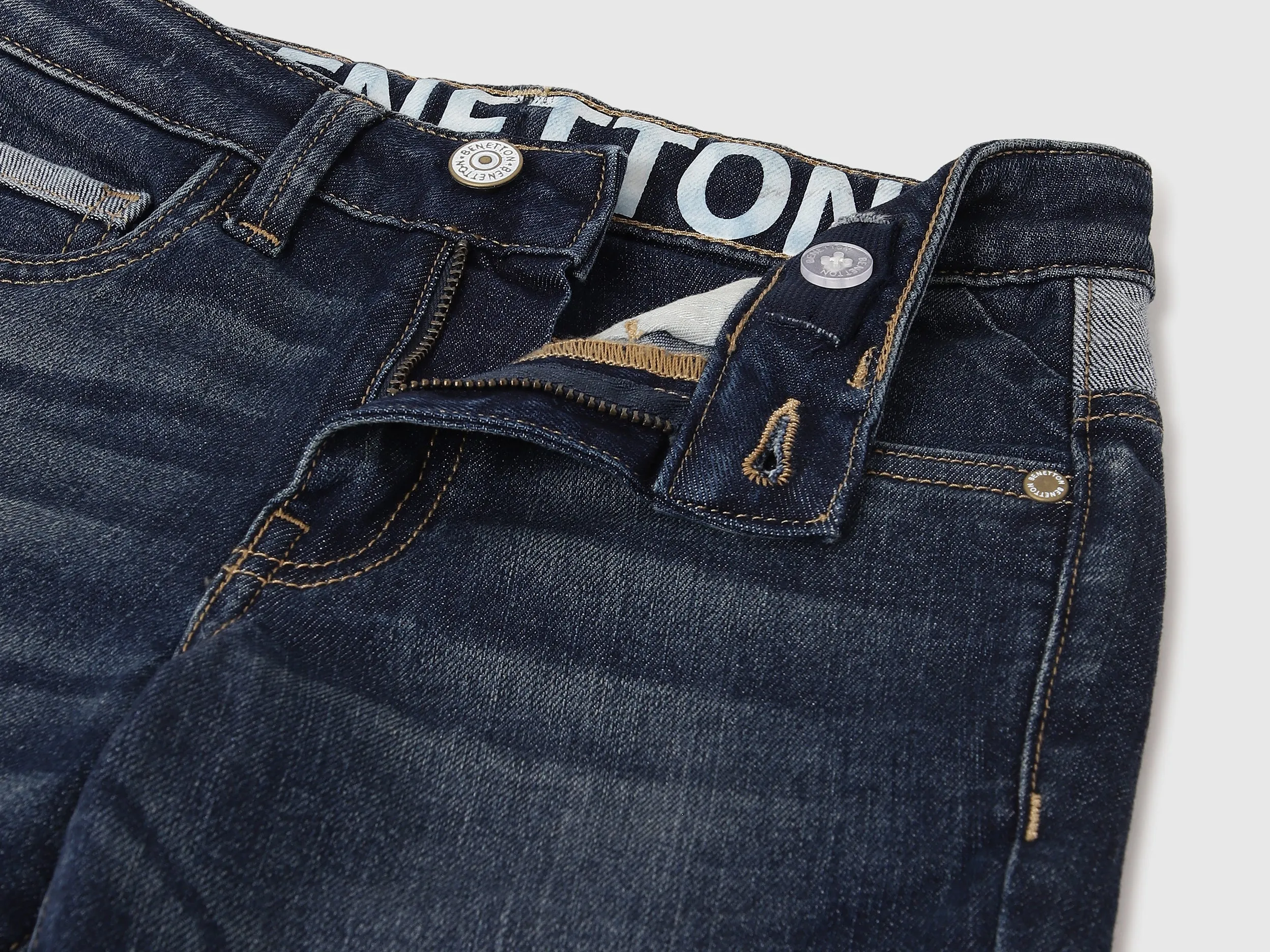 Solid Straight Fit Jeans