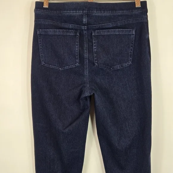 Spanx Jean-ish Ankle Leggings Jegging Jeans Shaping Dark Wash Medium 6 8 NWT