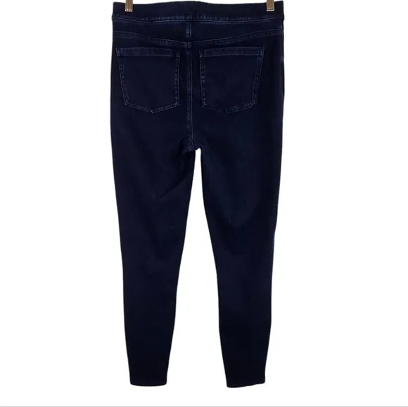 Spanx Jean-ish Ankle Leggings Jegging Jeans Shaping Dark Wash Medium 6 8 NWT