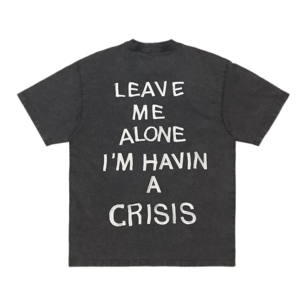 Stingwater Crisis T-Shirt Acid Wash Black