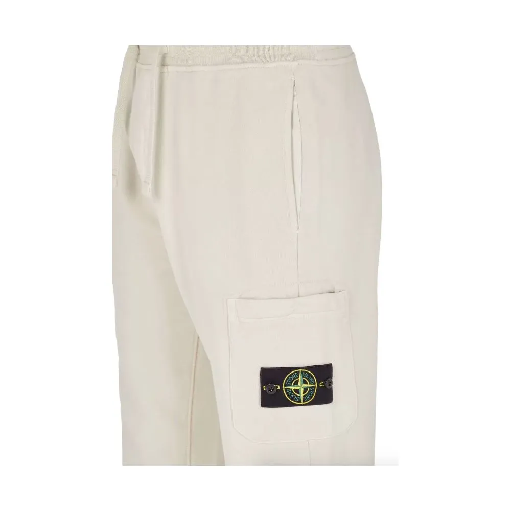 Stone Island Beige Cotton Men's Track Pant