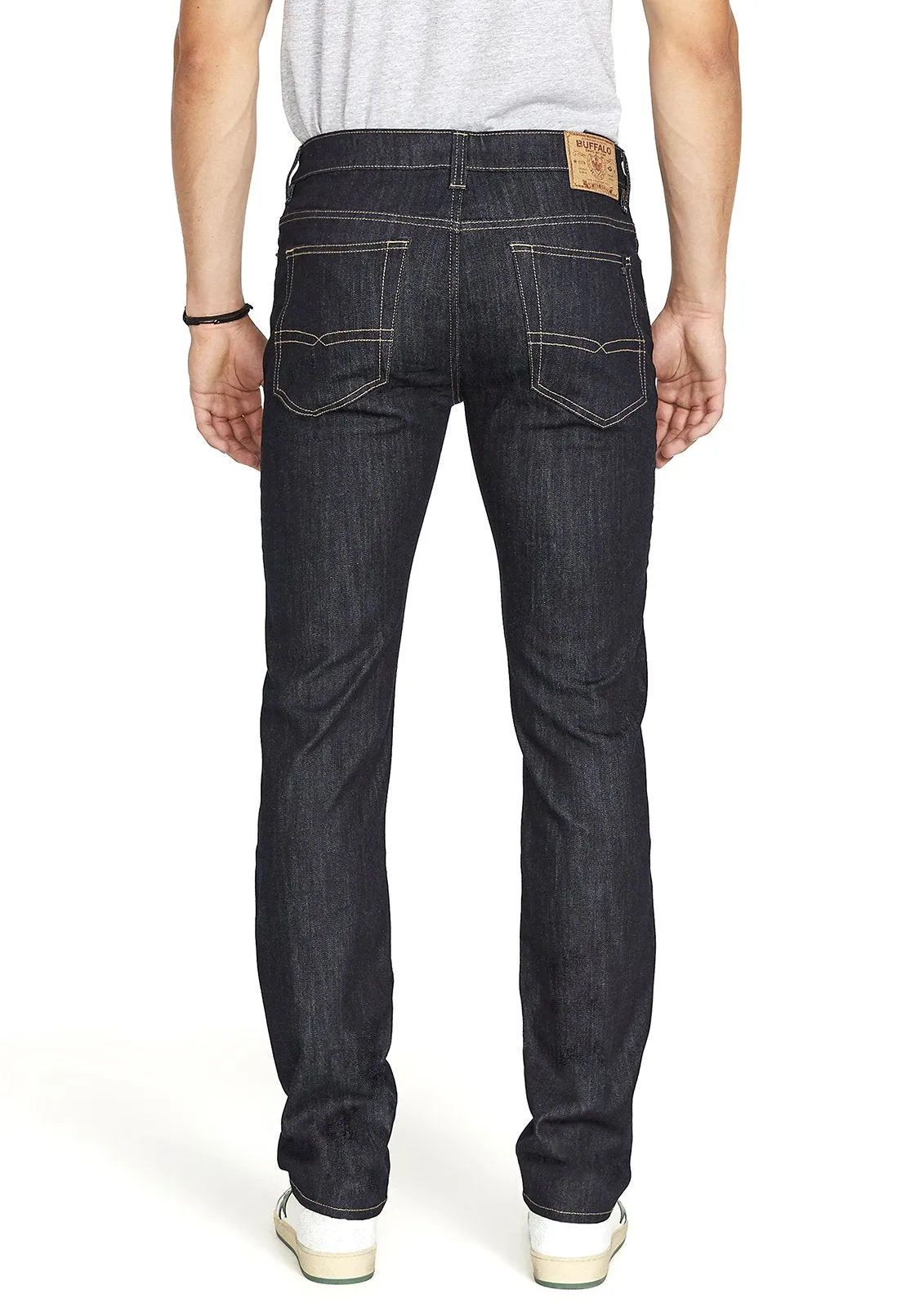 Straight Six Men's Jeans in Rinsed Blue - BM22630