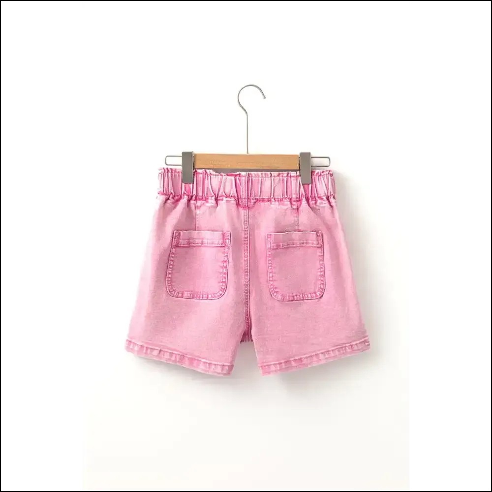 Strawberry Pink High Waisted Denim Shorts: Thighs , Problems? 🍓 Needful Things