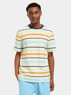 Structured Striped T-Shirt - Multicolour