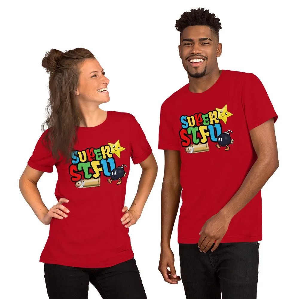 Super STFU Short-Sleeve Unisex T-Shirt - Bullet Bomb Star