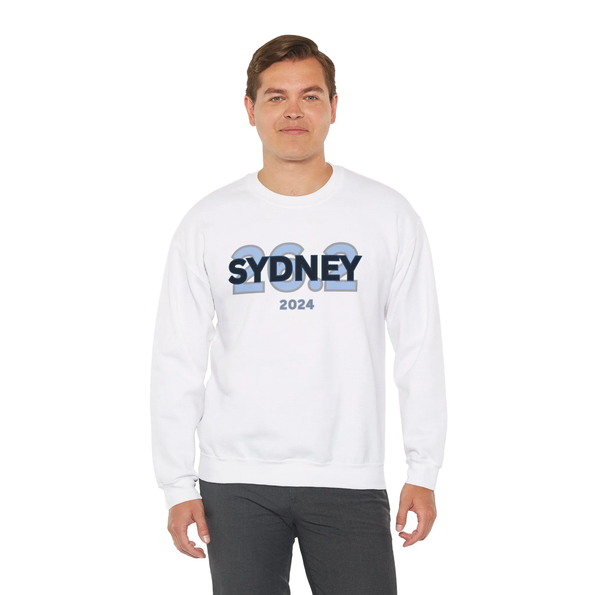 Sydney 26.2, Unisex Heavy Blend™ Crewneck Sweatshirt, Marathon Sweatshirt, Sydney Runners