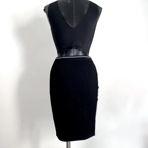 T Alexander Wang Ribbed Stretch Mini Skirt