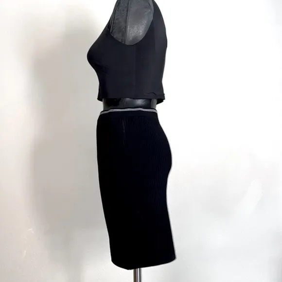 T Alexander Wang Ribbed Stretch Mini Skirt