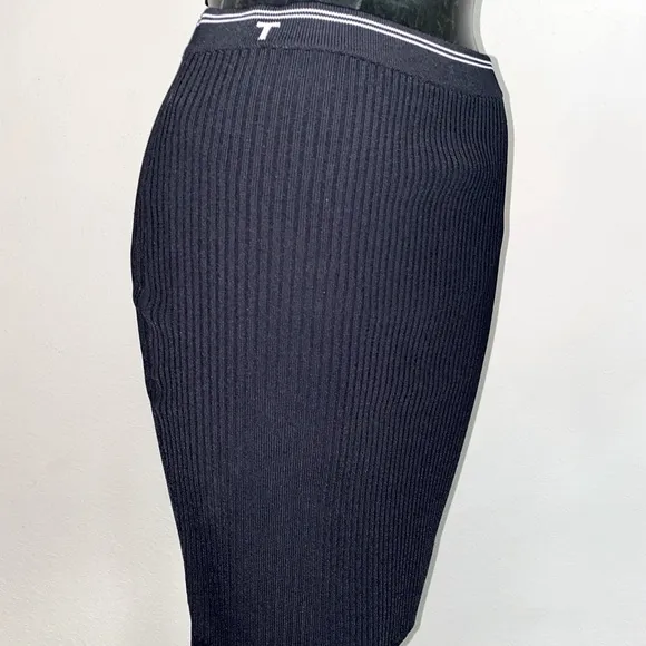 T Alexander Wang Ribbed Stretch Mini Skirt