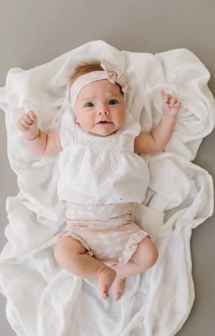 Tan Spotted Ruffle Bloomers