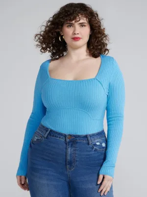 Tasia Ribbed Knit Sweater